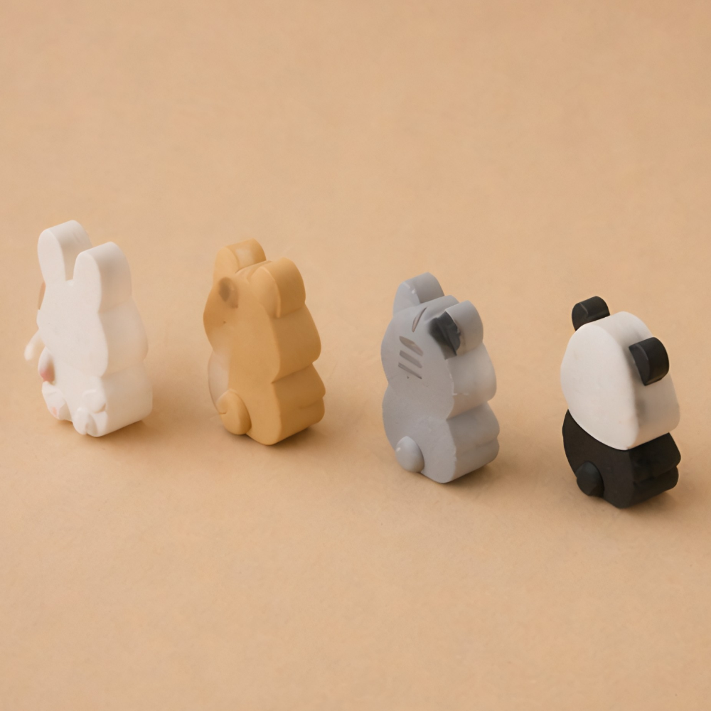 Mini Animal Eraser Set