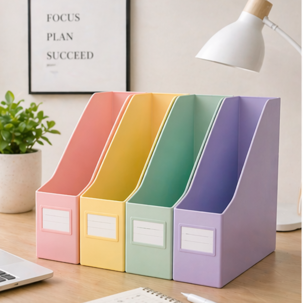 Pastel Desk File Organizer