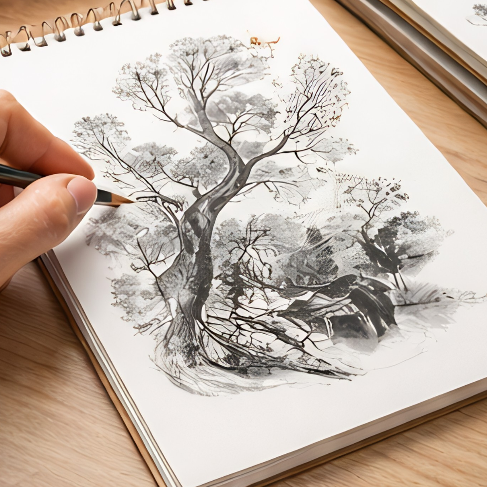 Spiral Sketchbook Drawing Pad