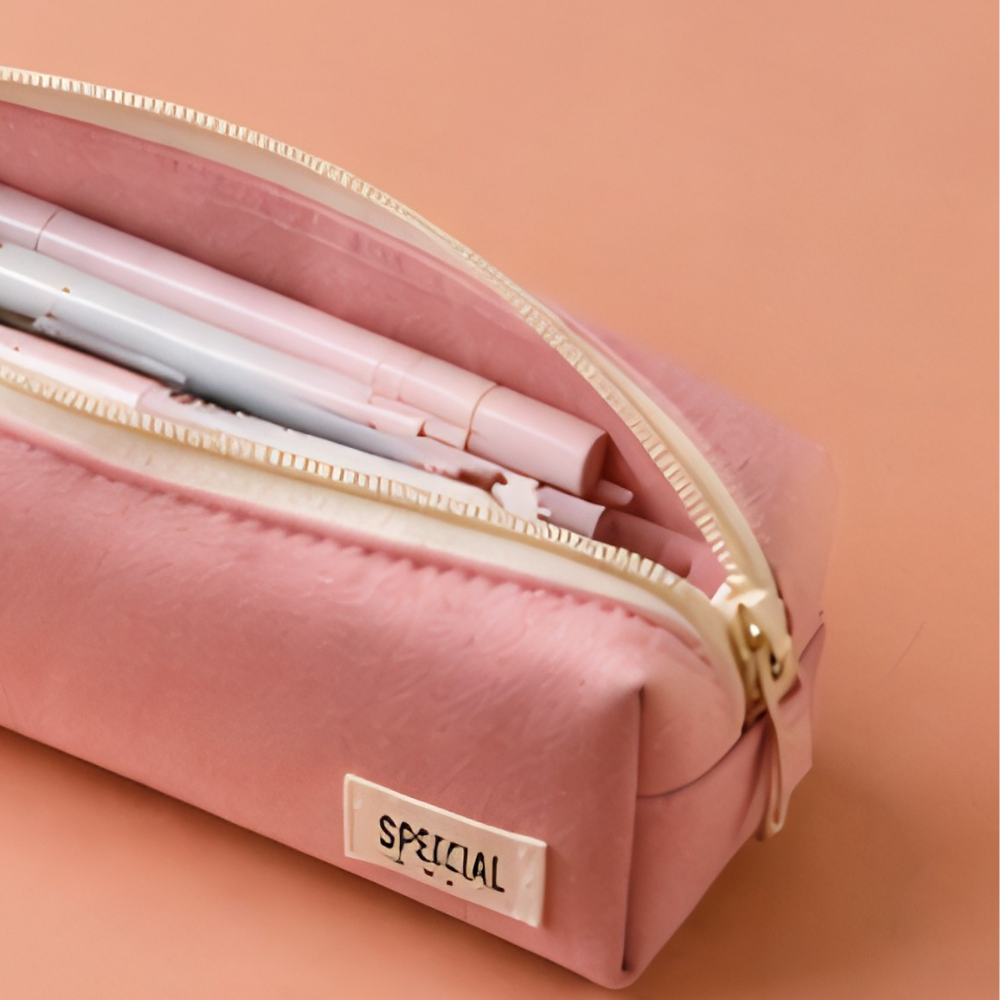 Minimalist Zipper Pencil Case