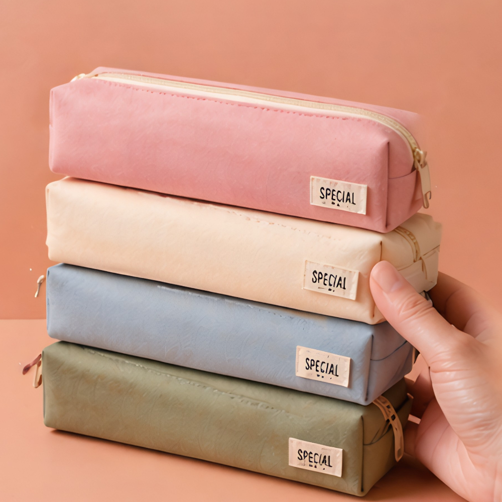 Minimalist Zipper Pencil Case