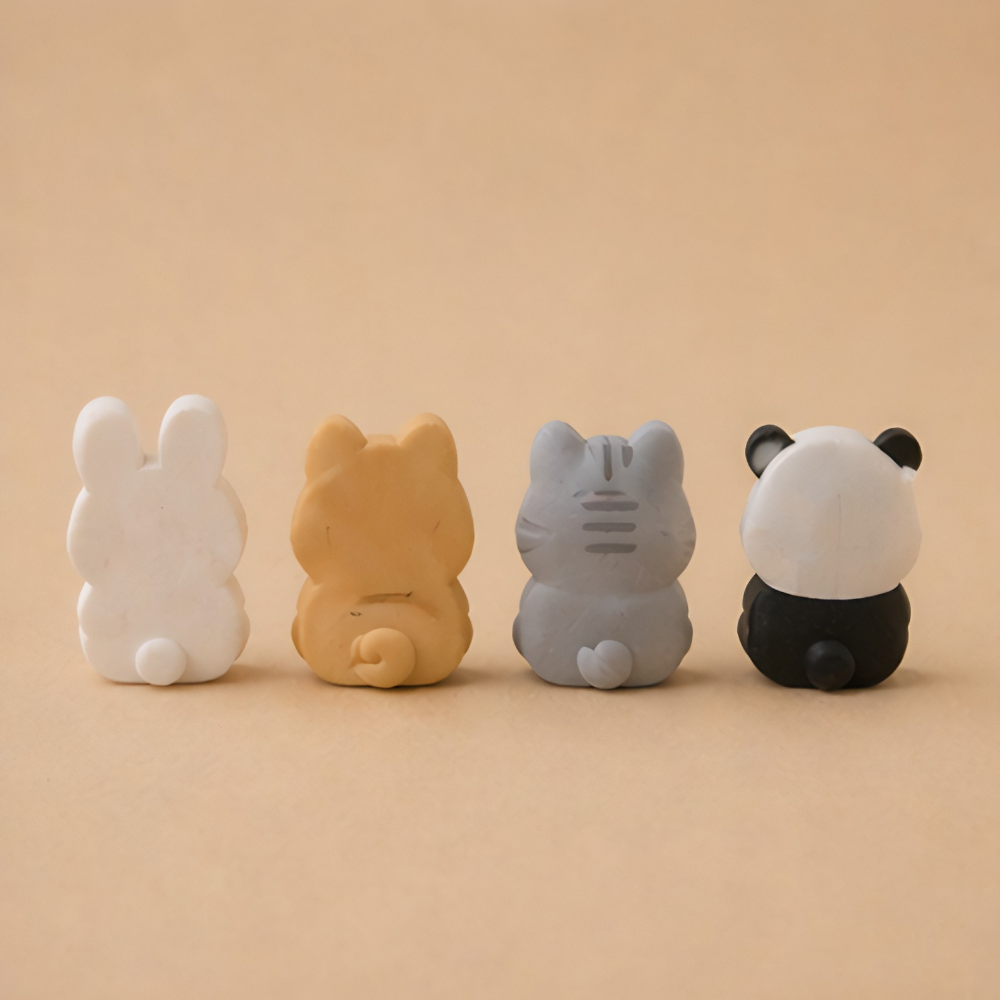 Mini Animal Eraser Set