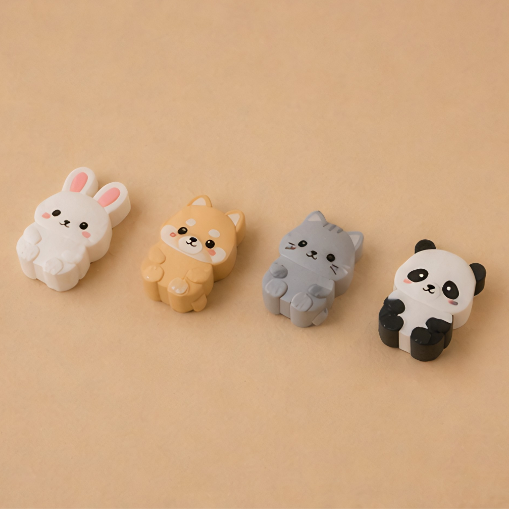 Mini Animal Eraser Set