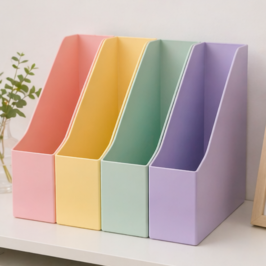 Pastel Desk File Organizer